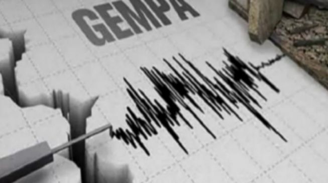 Ilustrasi gempa bumi. (Antara/ist)