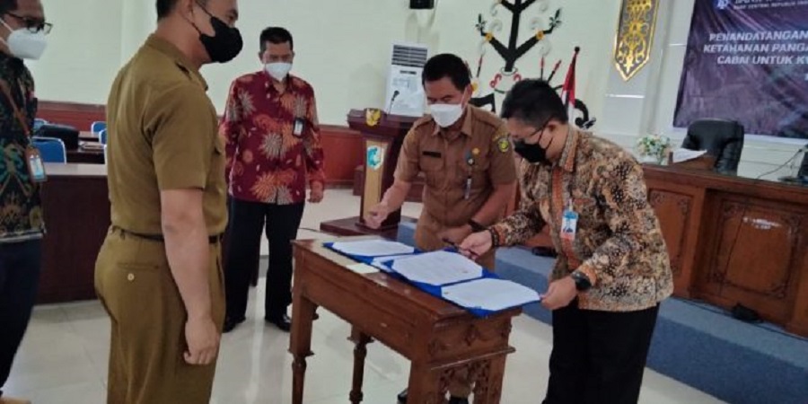 Kepala DPKP Kota Palangka Raya, Renson menyebutkan bahwa penandatanganan MoU ini merupakan hasil kesepakatan Pemerintah Kota (Pemko) Palangka Raya