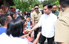 Wakil Presiden Gibran Rakabuming Raka disambut antusias warga Tana Toraja, Rabu 13 November 2024. Dok: Eranasional/HO Satpres.
